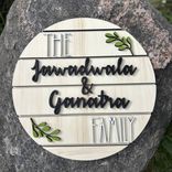 Family Monogram Sign